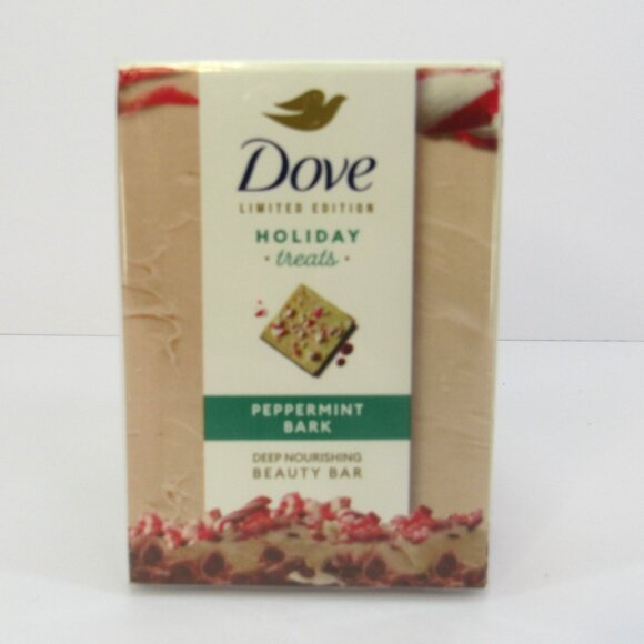 Dove Limited Edition Holiday Treats 2 Peppermint Bark & 1Sugar Cookie Beauty Bar - Picture 2 of 8